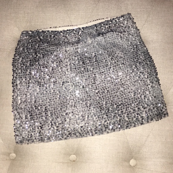 sequin skirt guess